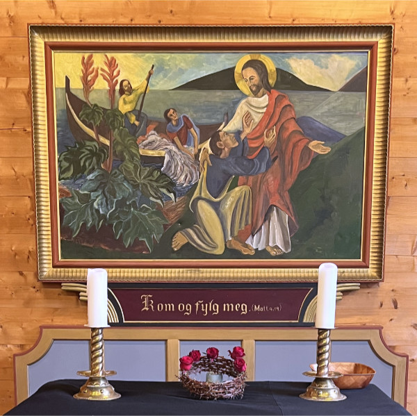 Alteret i Frøyset kyrkje